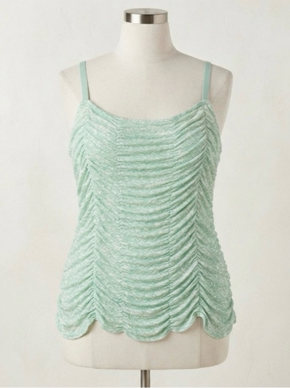 TORRID Stretch Mesh Cropped Shirred Cami Size:3